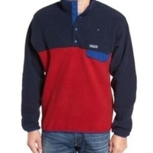 Patagonia Mens XS Synchilla Snap-T Fleece Pullover Sweater Jacket Two-tone